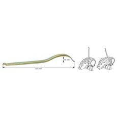MONTPÁKY 370 MM CRMO OCEĽ, HMOTNOSŤ 0,4 KG