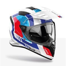 PŘILBA BANDIT HORN, AIROH (BÍLÁ LESKLÁ) 2025