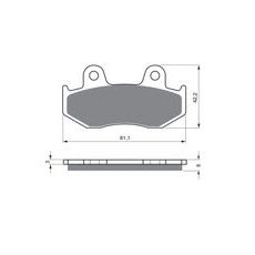 BRZDOVÉ OBLOŽENIE GOLDFREN 102 AD