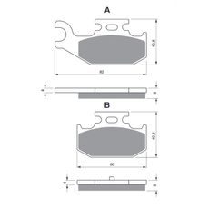 BRZDOVÉ OBLOŽENIE GOLDFREN 295 S3