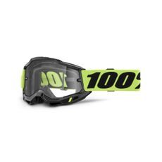 ACCURI 2, 100% ENDURO MOTO OKULIARE ŽLTÉ, ČÍRE DUAL PLEXI