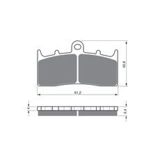 BRZDOVÉ OBLOŽENIE GOLDFREN 318 S3