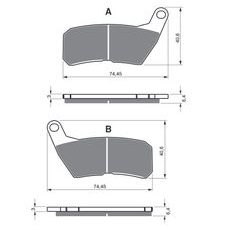 BRZDOVÉ OBLOŽENIE GOLDFREN 366 AD