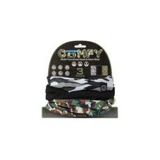NÁKRČNÍKY COMFY CAMO, OXFORD (SADA 3 KS)