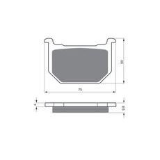 BRZDOVÉ OBLOŽENIE GOLDFREN 111 AD