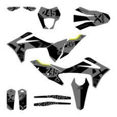 SÚPRAVA POLEPOV MOTOCYKLA X-GRIP – GASGAS EC 250 (2021 - 2023) A ĎALŠIE MODELY