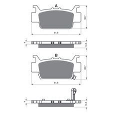 BRZDOVÉ OBLOŽENIE GOLDFREN 382 S3