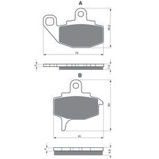 BRZDOVÉ OBLOŽENIE GOLDFREN 035 S3