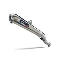 KONCOVKA VÝFUKU SLIP-ON GPR POWERCONE EVO HON.262.1.PCEV BRUSHED STAINLESS STEEL INCLUDING REMOVABLE DB KILLER AND LINK PIPE
