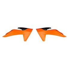 SPOJLERY CHLADIČA KTM, RTECH (ORANŽOVÁ, ČIERNA) OEM FARBA FACTORY EDITION
