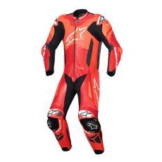 ALPINESTARS GP PLUS V4 SPRINT – MOTOCYKLOVÁ KOMBINÉZA (ČERVENÁ FLUO/ČERVENÁ/BIELA/ČIERNA) 2025