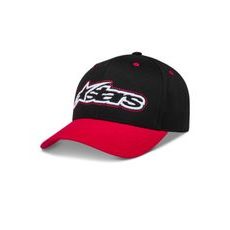 ALPINESTARS RETRO SNAPBACK – VOĽNOČASOVÁ ŠILTOVKA (ČIERNA/ČERVENÁ)