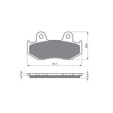 BRZDOVÉ OBLOŽENIE GOLDFREN 103 K5
