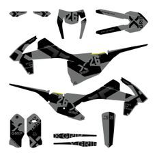 SÚPRAVA POLEPOV MOTOCYKLA X-GRIP – KTM EXC 250 (2017) A ĎALŠIE MODELY
