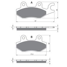 BRZDOVÉ OBLOŽENIE GOLDFREN 088 S33 STREET