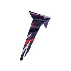 ALPINESTARS AERODYNAMICKÝ SPOJLER PRE PRILBY SUPERTECH R10 FLYTE ŠTANDARDNÝ PROFIL – NÁHRADNÝ DIEL NA MOTOCYKLOVÚ PRILBU (MODRÁ/ČERVENÁ/BIELA MATNÁ)