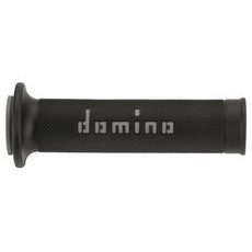 GRIPY A010 (ROAD) DĹŽKA 120 + 125 MM, DOMINO (ČIERNO-ŠEDÉ)