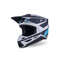 PRILBA S-M3 HEAT, ALPINESTARS (STŘÍBRNÁ/MODRÁ/ČERNÁ MATNÁ) 2026