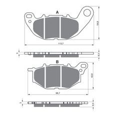 BRZDOVÉ OBLOŽENIE GOLDFREN 369 AD