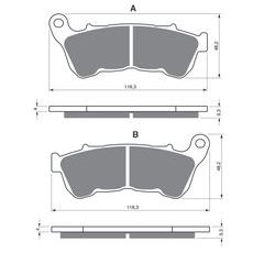 BRZDOVÉ OBLOŽENIE GOLDFREN 359 AD