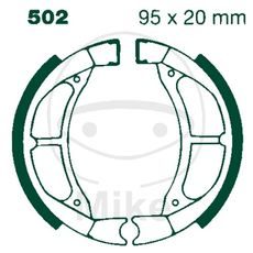BRZDOVÉ ČEĽUSTE -SADA EBC Y502 VRÁTANE PRUŽÍN