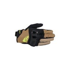 ALPINESTARS CHROME V2 – MOTOCYKLOVÉ RUKAVICE NA CESTNÚ JAZDU (TMAVÁ KHAKI/ČIERNA/ŽLTÁ) 2025