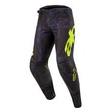 KALHOTY TECHSTAR RANTERA, ALPINESTARS (ČERNÁ/MODRÁ/ŽLUTÁ FLUO) 2024
