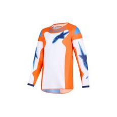 ALPINESTARS FLUID GRID YOUTH – DETSKÝ MOTOKROSOVÝ DRES NA MX A ENDURO (ORANŽOVÁ/MODRÁ/BIELA) 2026