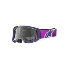 ALPINESTARS VISION 8 CORP – MOTOKROSOVÉ OKULIARE NA MX A ENDURO (FIALOVÁ/ČÍRA, ZRKADLOVÉ STRIEBORNÉ PLEXI) 2026