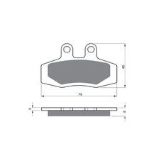 BRZDOVÉ OBLOŽENIE GOLDFREN 026 K1