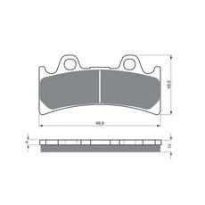 BRZDOVÉ OBLOŽENIE GOLDFREN 054 AD