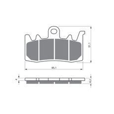 BRZDOVÉ OBLOŽENIE GOLDFREN 328 S3