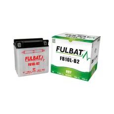 BATÉRIA 12 V, YB10L-A2, 11AH, 130A, KONVENČNÉ 135X90X145, FULBAT (VR. BALENIE ELEKTROLYTU)