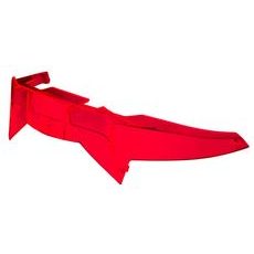 AERODYNAMICKÝ STABILIZÁTOR PRE PRILBY AERO, CASSIDA - ČR (ČERVENÝ PROBARVENÝ POLYKARBONÁT PLAST)
