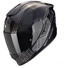 SCORPION PRILBA NA MOTOCYKEL EXO-1400 EVO II CARBON AIR REIKA, ČIERNA/STRIEBORNÁ