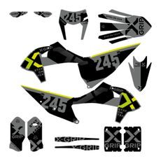 SÚPRAVA POLEPOV MOTOCYKLA X-GRIP – KTM EXC 150 TPI (2020 - 2023) A ĎALŠIE MODELY
