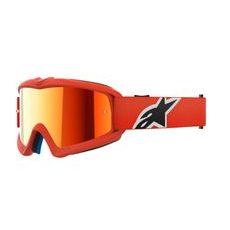 ALPINESTARS VISION YOUTH CORP – DETSKÉ MOTOKROSOVÉ OKULIARE NA MX A ENDURO (ORANŽOVÁ, ZRKADLOVÉ ČERVENÉ PLEXI) 2025