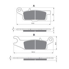 BRZDOVÉ OBLOŽENIE GOLDFREN 253 AD
