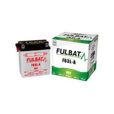 BATÉRIA 12 V, YB3L-A, 3,2AH, 25A, KONVENČNÉ 98X56X110 FULBAT (VR. BALENIE ELEKTROLYTU)
