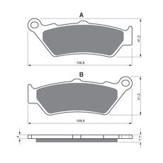 BRZDOVÉ OBLOŽENIE GOLDFREN 106 S33 STREET FRONT