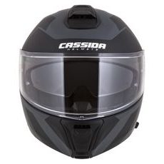 PRILBA MODULO 2.1 PROFILE VISION, CASSIDA (ČIERNA MATNÁ/ŠEDÁ/ŠEDÁ REFLEXNÉ, PLEXI S PRÍPRAVOU PRE PINLOCK) 2023