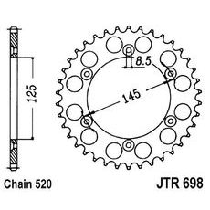 REŤAZOVÁ ROZETA JT JTR 698-44 44 ZUBOV,520
