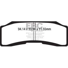 BRZDOVÉ OBLOŽENIE EBC GPFAX646HH