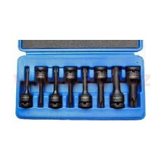SADA NADSTAVCOV PRE RÁZOVÉ UTAHOVÁKY 1/2", TORX, 8 KS