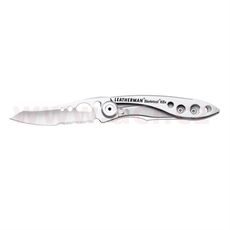 LEATHERMAN SKELETOOL KBX SILVER - ZAVÍRACÍ NÔŽ S OTVÁRAČOM FĽAŠOU, KOMBINOVANÁ ČEPEL