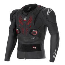 ALPINESTARS BIONIC PRO 3 PLASMA – CHRÁNIČ TELA NA MOTORKU (ČIERNA/ČERVENÁ/BIELA) 2025