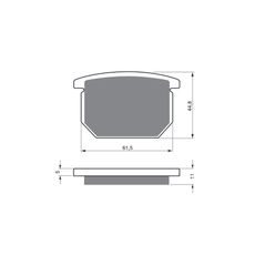 BRZDOVÉ OBLOŽENIE GOLDFREN 138 S3