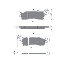 BRZDOVÉ OBLOŽENIE GOLDFREN 403 S33 OFF-ROAD FRONT