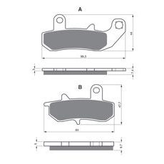 BRZDOVÉ OBLOŽENIE GOLDFREN 065 S3