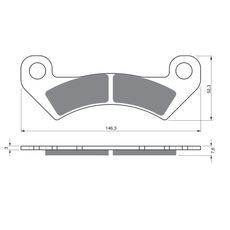 BRZDOVÉ OBLOŽENIE GOLDFREN 347 S3